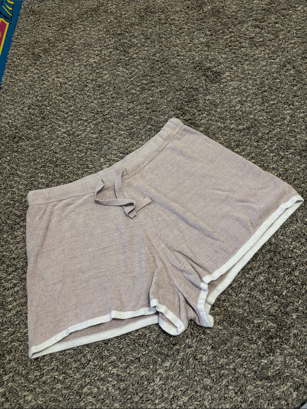 Barefoot Dreams cozychic ultra lite shorts soft L casual comfy nylon viscose